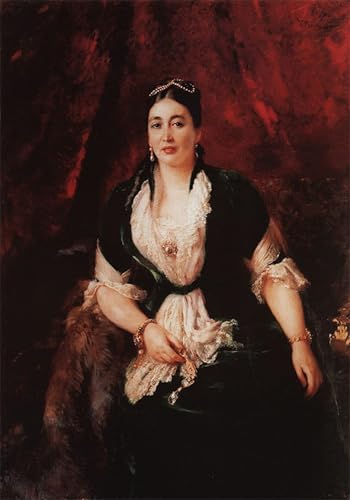 Affiche toile Portrait Veuve d'ES Rastorgueva pour votre salon élégant
