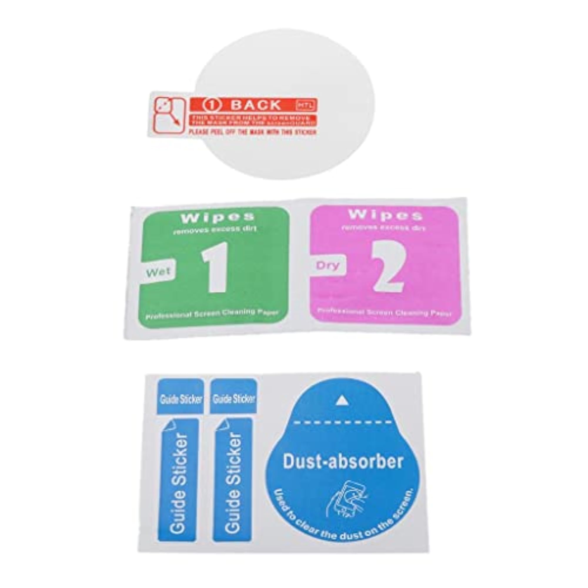 3x Universal Smart Watch Tempered Glass Screen Protector Film 32mm