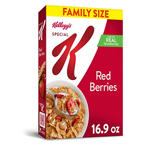 Kellogg’s Special K Breakfast Cereal, 11 Vitamins And Minerals, Made With Real Strawberries, Family Size, Red Berries, 16.9Oz Box (1 Box) #TOP12