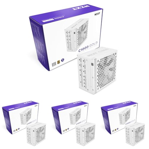 Image of NZXT C1000 Gold ATX 3.1- Fully Modular Power Supply, 1000W Gold (Pack of 4)