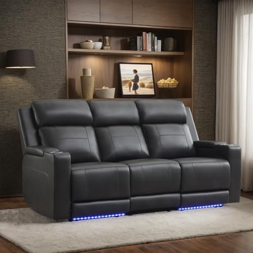 Neptane Power Reclining Sofa with Adjustable...