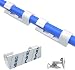 Produktbild 80 Stück Kabelclips Kabelhalter selbstklebend mit Klebstoff Unterlage und Schrauben Kabelklemme Halter Set, für Schreibtisch,Netzkabel, USB Ladekabel, Ladegeräte und Audiokabel(Blanc)