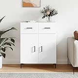 Ce buffet moderne, au look intemporel, est conçu pour être un excellent supplément à votre maison. Matériau durable : le bois d'ingénierie est d'une qualité exceptionnelle avec une surface lisse et présente également résistance, stabilité et résistance à l'humidité. Pieds en métal : les pieds en métal ajoutent un style moderne et calme à votre intérieur tout en assurant la stabilité.