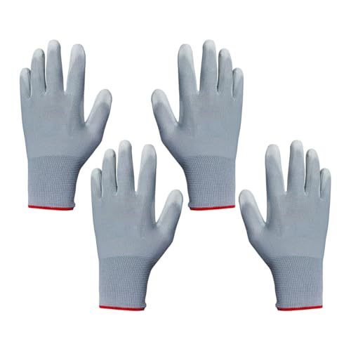 GAOLAOSY Anti-Static Work Gloves, Nylon Vinyl Wrap Gloves...