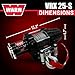 WARN VRX 25 Powersport Winch – 2,500 lb Line Pull Rating, Steel Rope, 12V ATV/UTV Winch with Durable All-Metal Gear Train, Mechanical Brake & Weather-Resistant Design for Powersports Recovery