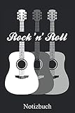 Rock'n'Roll - Notizbuch: Akustische Gitarren Notizheft, Schreibheft, Tagebuch (Taschenbuch ca. DIN A 5 Format Liniert) von JOHN ROMEO