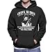 Produktbild HVCMNVB Chuck Norris Grim Reaper Quote Men's Hooded Sweatshirt XL