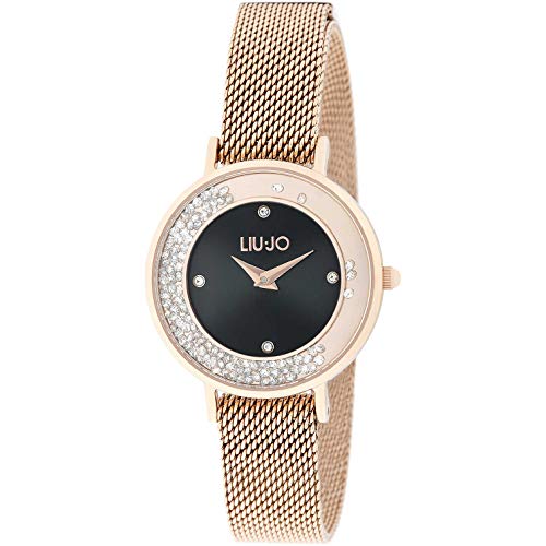 Montre femme Liu Jo Mini Dancing Slim : l'acier or rose anti-ternissement