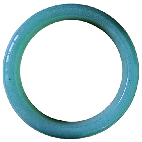 Jade naturel véritable pour femmes | Bracelet bleu artisanal 54mm