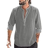 [Eigenschaften] Modedesign Macht Dich Attraktiver. Longsleeve Herren Langarmshirt Herren Set Freizeit Hemd Business Hemden Herrenhemd Henley Shirt Herren Henley Shirt Herren Langarm T-Shirts für Herren Herren Stehkragenhemd Herren Oberhemd Langarm Basic T Shirt Herren T-Shirt Herren Lustig Herrenoberhemden Langarm BüGelfrei T-Shirt Herren V Ausschnitt Langarm Shirt