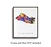 Dignovel Studios 8X10 Unframed El Salvador Watercolor Art Print Poster Map Motherland Country Central America illustrations Wall Wedding Housewarming Wall Décor DN765