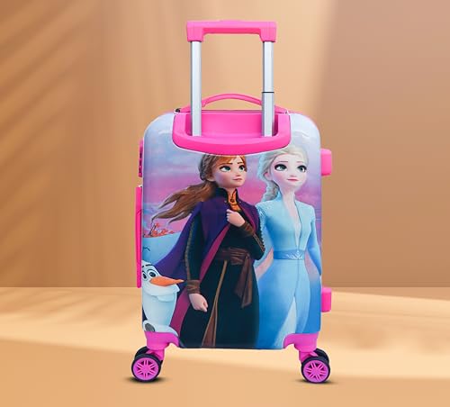 Image of ADSON Abs Kids Trolley 360 Rotating Luggage 360 Degree Wheels Non-Breakable 20 Inch Kids Hardsided Suitcase with 4 Wheels, 360 Degree Wheel Travel Trolley Bag (Design 2)