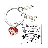 GUOYU Regalo Enfermera,Llavero de Enfermera,Regalos para Medicos,Regalos para Medicos Enfermeras Estudiante de Medicina Graduacion，Regalo del día de la enfermera