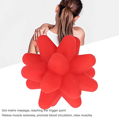 Bola de massagem ouriço de relaxamento muscular, bola de massagem com pontos de acupuntura Silicone