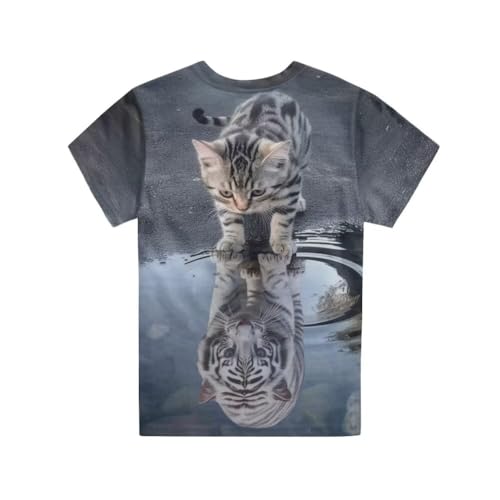 Image of Xhuibop Kids T Shirts for Boys Size 3-16 Girls Short Sleeve Sportswear Active Tops