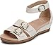 Produktbild Dansko Women's Astrid Ivory Adjustable Ankle Strap Wedge Comfort Summer Sandals 7.5-8 M US