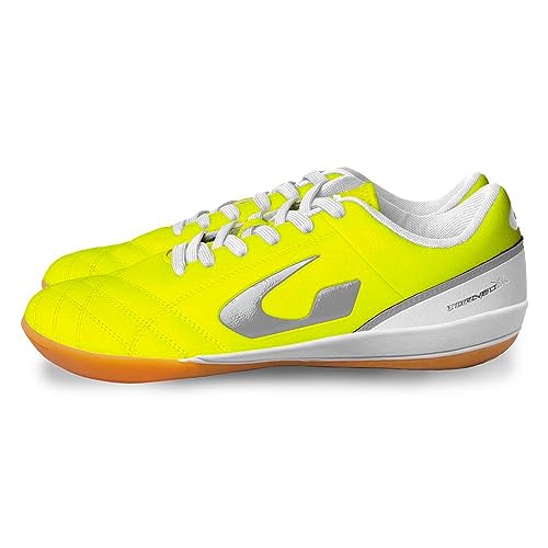 GEMS TFM03-2603 TORNEO X in Unisex, Giallo Fluo/Bianco/Grigio EU 44