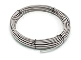 Grey/Gray THHN Wire - 14 AWG - 50 Feet - Solid Copper Grounding Wire, Proudly Made in America - Ground Protection Satellite Dish Off-Air TV Signal - UV Jacketed Antenna Electrical Shock