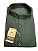 HOME ARCHIVE Men's Neck Embroidery Cotton Solid Indian Kurta Pajama Set Mandarin Collar Casual Fashion Gift for Men (US, Alpha, Medium, Regular, Regular, Dark Green)