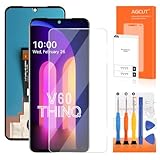for LG V60 ThinQ Screen Replacement for LG V60 ThinQ 5G LCD Display LM-V600 A001LG Touch Screen Digitizer Assembly Repair Parts Black No Frame