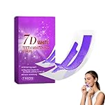 7D Purple Teeth Whitening Strips, Teeth Whitener & Toothpaste Tablets Alternative, Teeth Whitening & Breath Freshening Strips, Gentle Care, Hydroxyapatite White Strips (1pcs)
