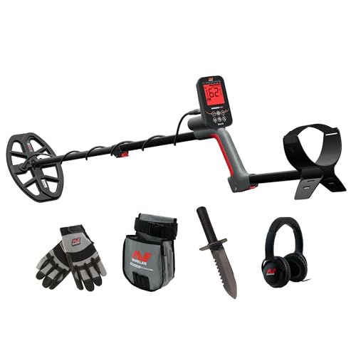 Image of MINELAB Vanquish 460 Bundle, Includes Metal Detector, Digging Tool, Finds Pouch, and Gloves