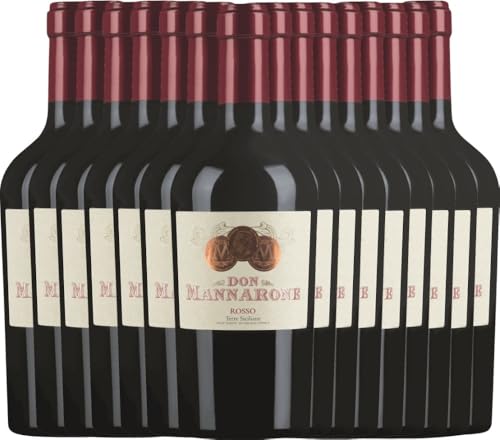 Don Mannarone Terre Siciliane IGT Mánnara VINELLO Weinpaket (15 x 0,75l) inkl....