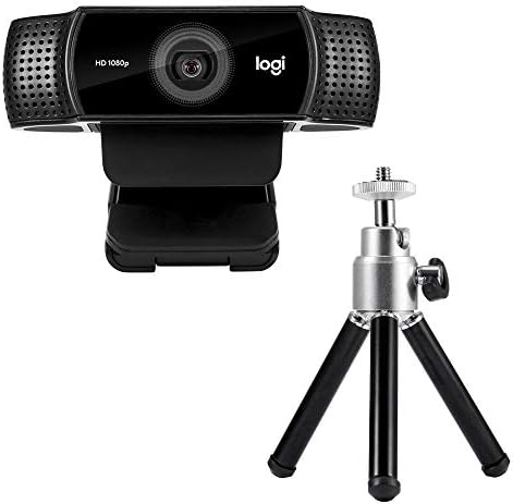 DDSKY C922 Pro Streaming Webcam Hd 1080p Video Webcam with 360 Degree Adjustable Tripod for Laptops Desktop and Gaming
