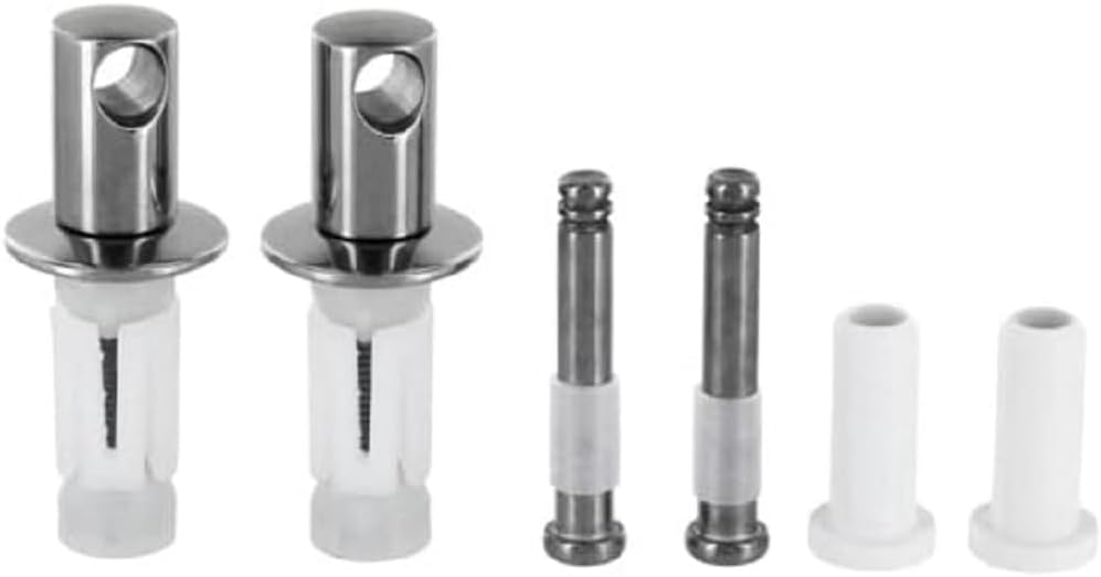 Ideal Standard - Multi Suites Mia Series Stainless Steel Toilet Seat Hinge Set J4555BJ Chrome