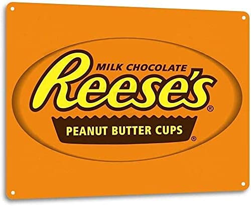 Amazon.com: Tin Sign Sign Reese's Cups Metal Decor Wall Art