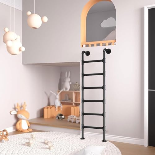 Escalera de escalada universal para salida y acceso en áticos, sótanos, techos, caravanas, dormitorios, bibliotecas