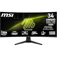 MSI – MSI MAG 346CQ 34-Zoll UWQHD Curved Gaming Monitor, 3440 x 14