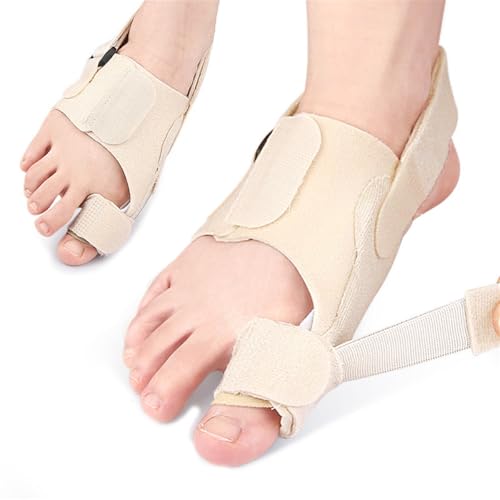 Bunion Corrector for Women & Men, Adjustable Orthopedic Bunion Splint Big Toe Straightener for Bunion Pain Relief, Day Night Support, Washable & Reusable, 1 Pcs (Left)