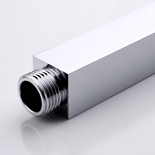 Sr Sun Rise Shower Arm Square 12 Inch Ceiling Mounted Arm Of Solid Brass Polished Chrome 300Mm #TOP4