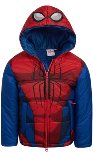 marvel spider-man boys snow suit set - 2 piece insulated boys winter coat ski jacket amp ski pants bib overalls for toddlers