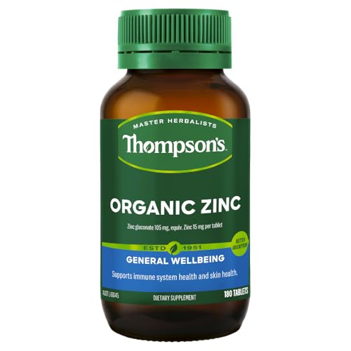 Thompson's Organic Zinc 180 tablets