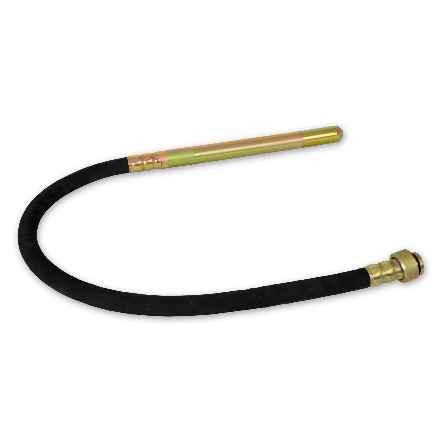 EBERTH Botella vibradora, pieza de recambio para vibrador de hormigón, diámetro 35mm, longitud 1,5m, conexión a compactador de hormigón, botella vibradora reforzada con acero, tratada térmicamente