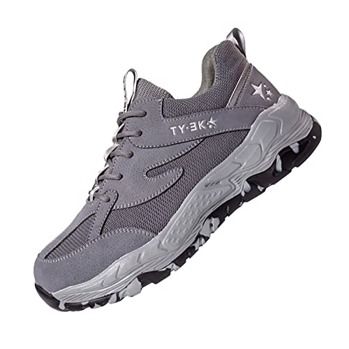 Botas Impermeables con Puntera de Acero para Hombres,para FabricacióN De Metal, Plazas, Jardines De Ranchos Y Otras Ocasiones Industriales,gris2_41 Cover