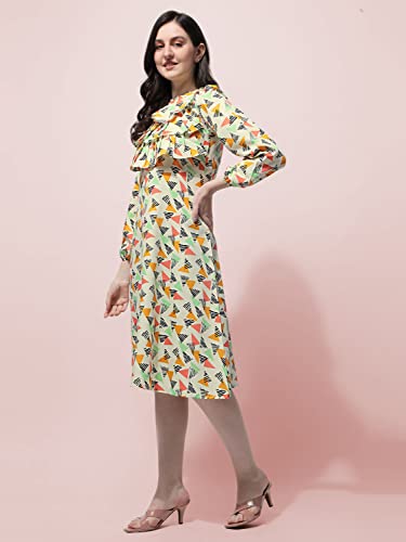 Image of OOMPH! Women's Wrap Knee Length Dress