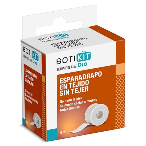 Botikit Esparadrapo Hipoalergénico en Tejido sin Tejer, 5m, 1 caja