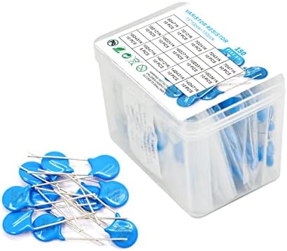 KOKISO Varistor 15 Values 150 PCS Voltage Dependent Resistors Kit Assortment(5D471K,7D121K,7D241K,7D431K,7D471K,10D121K,10D241K,10D271K,10D331K,10D391K,10D431K,10D471K,14D121K,14D431K,14D471K)