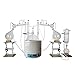 Short Path Distillation 10Lï¼Œ Short Path Distillation kit Glassware with Stirring Heating Mantle