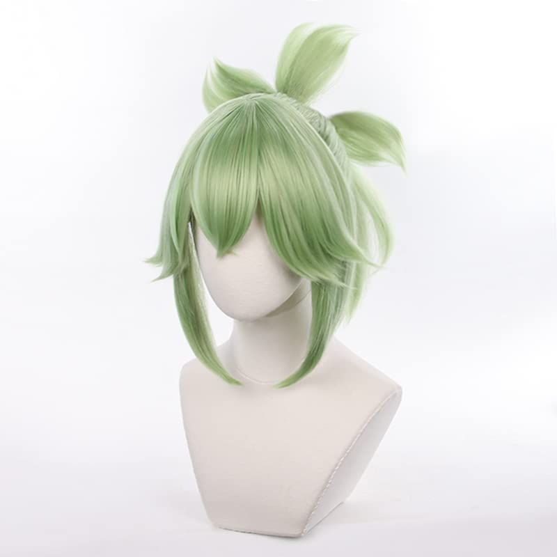 Anime Cosplay Wig, Genshin Impact Wig, with Free Wig Cap, for Halloween Party, Carnival, Nightlife, Concerts, Weddings (Kuki Shinobu) - Image 3