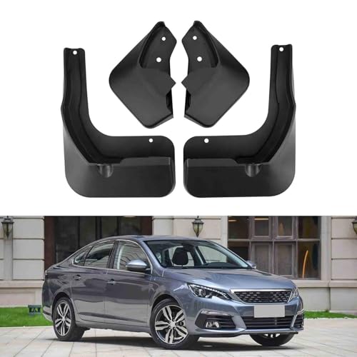 Salpicaduras de vehículos para Peugeot 308 2016-2019: protección resistente de coche 3