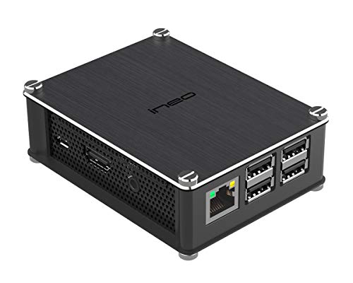 Boîtier en aluminium pour Raspberry Pi - PeakLead P-01 Étui pour Pi 3 B+, Pi 3 B et Pi 2 avec 3pcs Dissipateurs, Pi Case de refroidissement, aucun design Refroidisseur Ventilateur