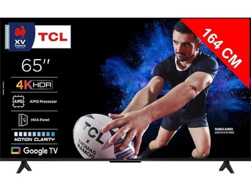 TCL 65P6K TV LED 65 165 cm 4K UHD 3840x2160 HDR10+ Google TV 3xHDMI 2.1 WiFi - vue 5