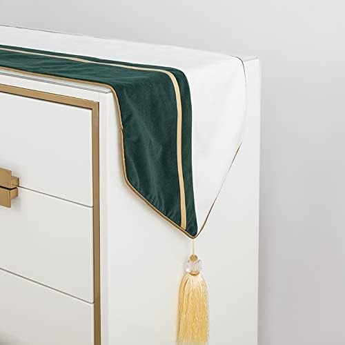 テーブルランナー、テレビキャビネット用のハイグレードなコーヒーテーブルの装飾布のダストカバーのモダンなライトラグジュアリーテーブルラ