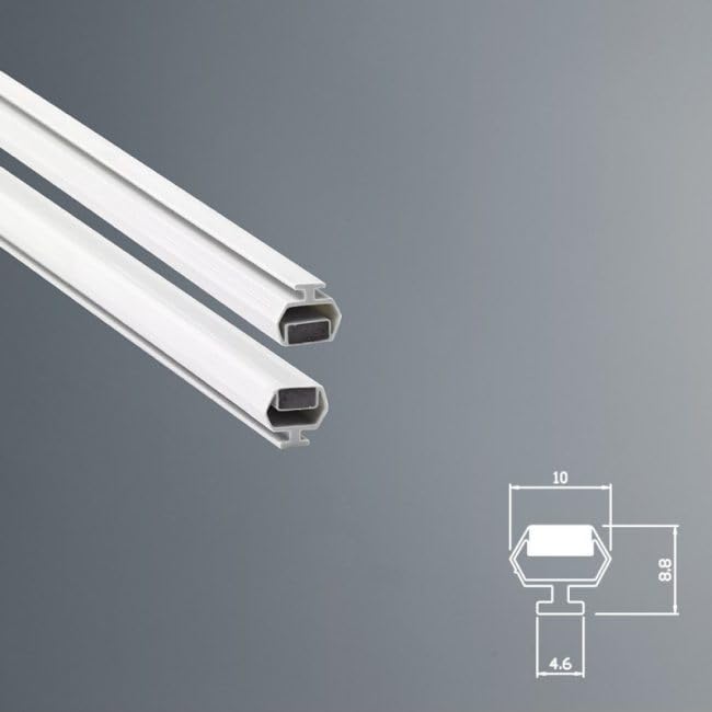 Ricambi & Box Doccia - Guarnizione Magnetica Box Doccia in Gomma EC-MAG-R43 (Grigia) - KIT 2 PEZZI
