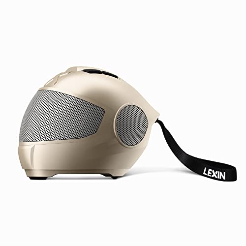 LEXIN Speaker Bluetooth Portatile, Model S Helmet Style Cassa Bluetooth, Cassa Altoparlant Wireless Impermeabile IPX4, fino a 6.5 Ore di Autonomia, Supporta TWS