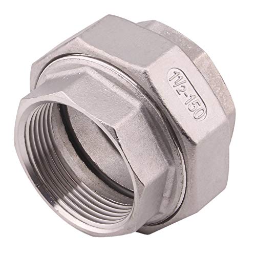 DERPIPE Verbindingsstukken voor Gietbuis-accessoires - roestvrij staal 304, klasse 150 van de vrouwelijke fitting 1 1/2" NPT